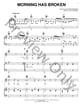 Morning Has Broken piano sheet music cover